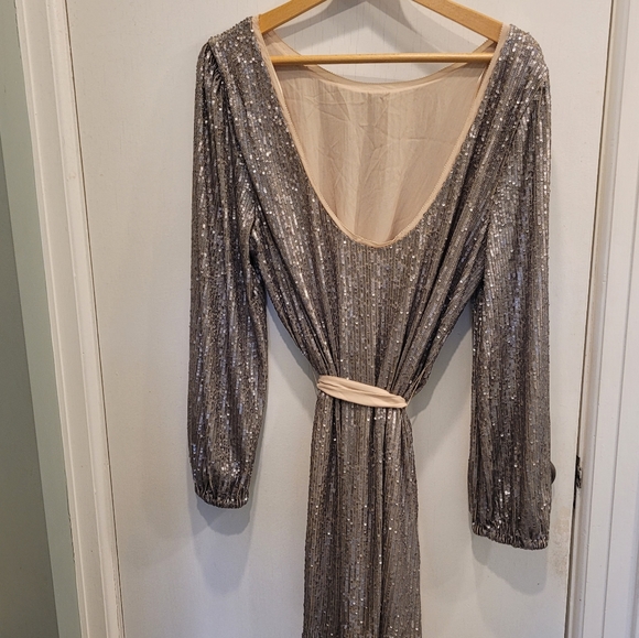 Gentle Fawn Juliette Mini Sequined Dress in Size L - Picture 2 of 7